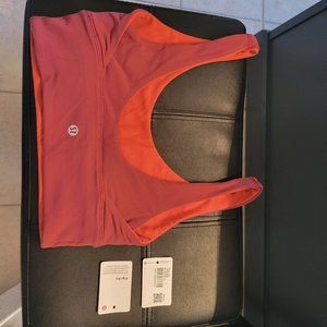 LULULEMON Align Reversible sports bra in Mulled Wine And Canyon Orange